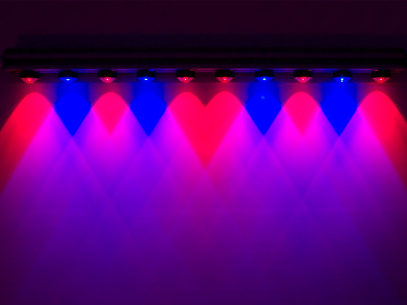 ЛЭД лампа с двумя цветами Биколорная лэд лампа