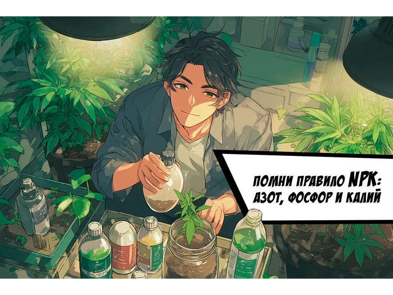 Какие питательные вещества нужны конопле для жизни